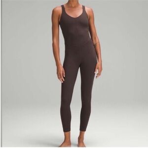 LULULEMON Align Bodysuit 25" - Espresso